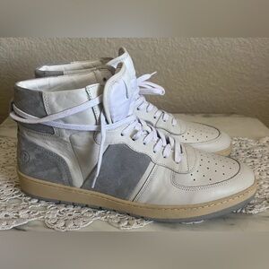 COLLEGIUM Pillar Destroyer Gray / White High Top Sneaker Shoes New $285 US13